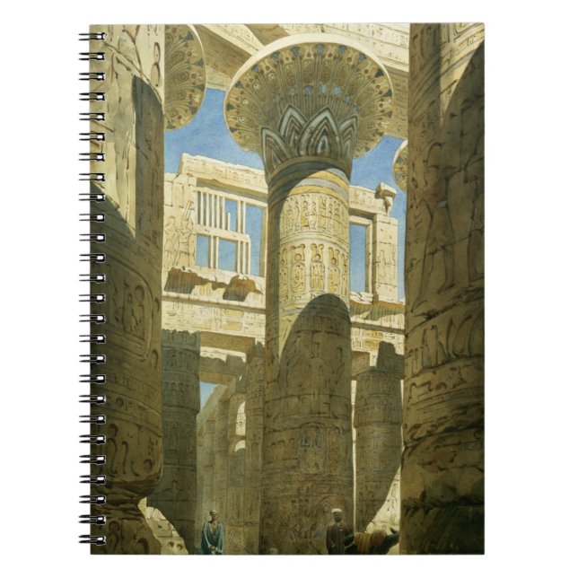 Caderno Espiral Karnak, c.1866 (w/c no papel) (Frente)