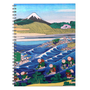 Caderno Espiral Katsushika Hokusai - Fuji do Kanaya no Tokaido