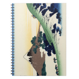 Caderno Espiral Katsushika Hokusai. O Inume Pass no Kai Provinc