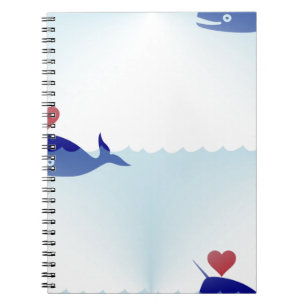 Caderno Espiral kawaii narwhal