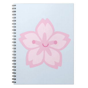 Caderno Espiral Kawaii Sakura Cherry Blossom
