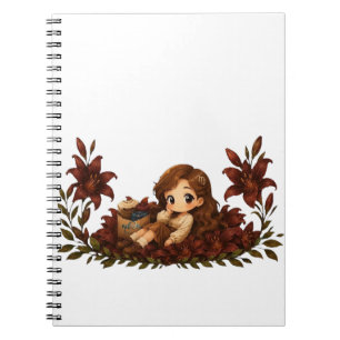 Caderno Espiral Kawaii Zodíaco Neos Virgem