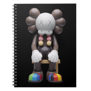 Caderno Espiral KAWS no resto do notebook impresso - Artístico exc