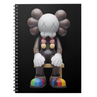 Caderno Espiral KAWS no resto do notebook impresso - Artístico exc