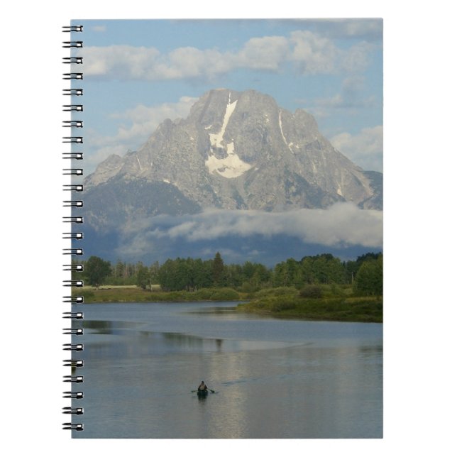 Caderno Espiral Kayaking no Parque Nacional de Grand Teton (Frente)