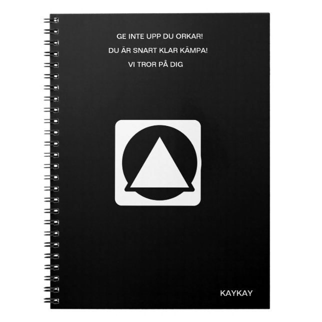 CADERNO ESPIRAL KAYKAY  (Frente)