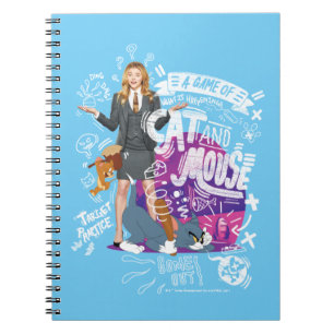 Caderno Espiral Kayla, Tom & Jerry - Um Jogo De Gato E Rato