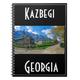 Caderno Espiral Kazbegi Stepantsminda Georgia Causa Montanhas