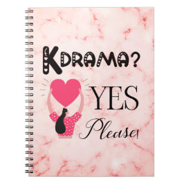 Caderno Espiral Kdrama? Sim, por favor! - Notebook espiral
