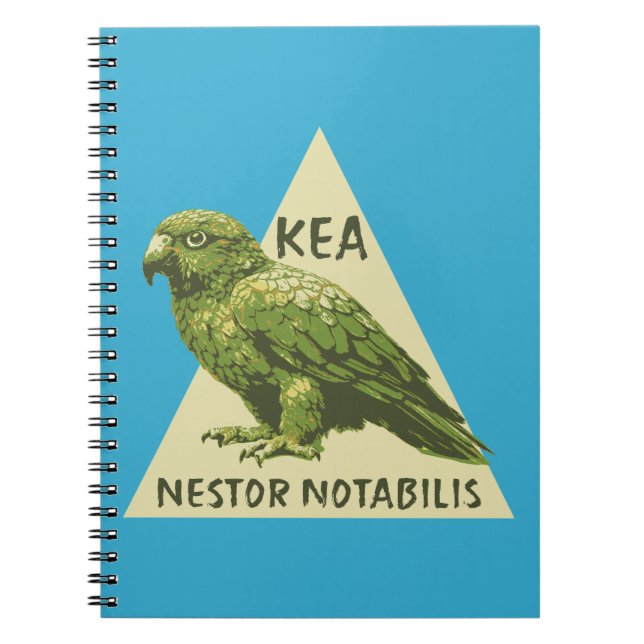 Caderno Espiral Kea ave da Nova Zelândia (Frente)