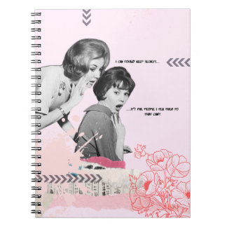 Caderno Espiral Keeping Secrets Pink Notebook
