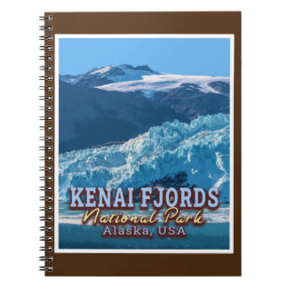 CADERNO ESPIRAL KENAI FJORDS NATIONAL PARK - ALASKA ESTADOS UNIDOS