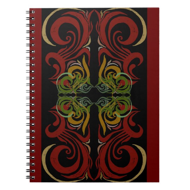 Caderno Espiral Khokhloma Exotique (Frente)