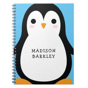 Caderno Espiral Kids Penguin Cute