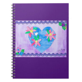 Caderno Espiral Kidsart for CHOC - Spring Time Heart