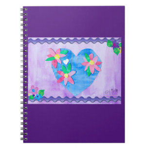 Caderno Espiral Kidsart for CHOC - Spring Time Heart