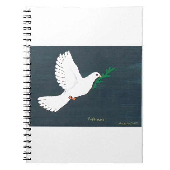 Caderno Espiral KidsArt para Choc - Dove (Frente)