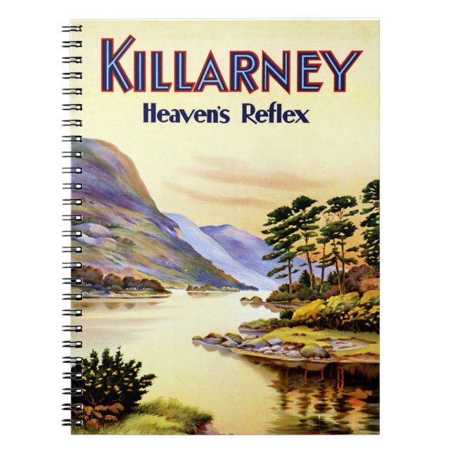 Caderno Espiral Killarney ~ O Reflex do Céu (Frente)