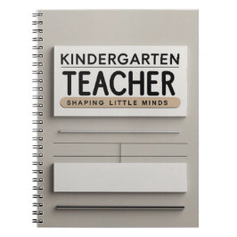 Caderno Espiral Kindergarten Teacher