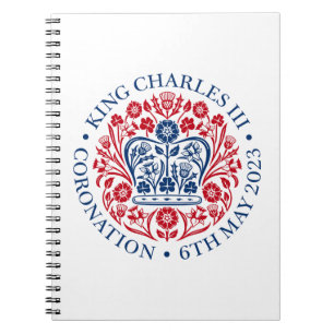 Caderno Espiral King Charles III Coronation