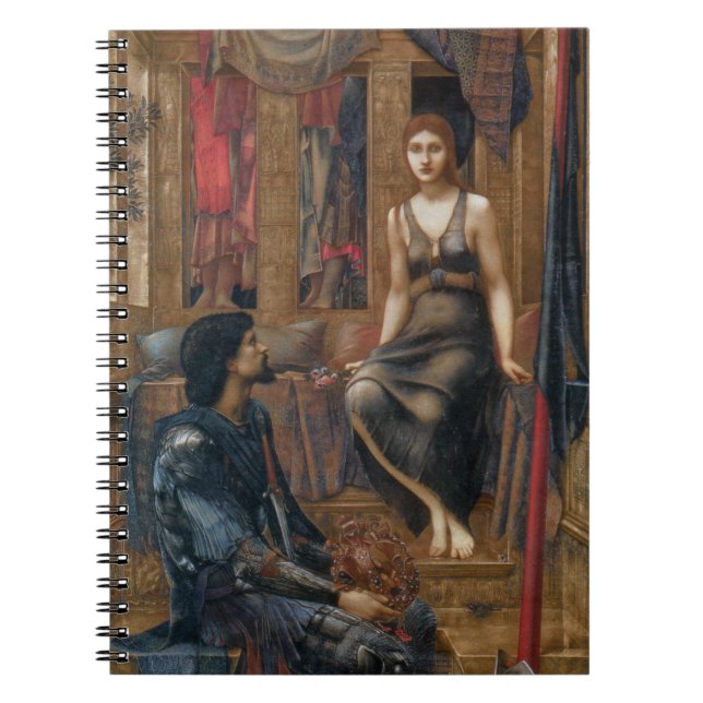 Caderno Espiral King Cophetua e Beggar Maid (por Burne-Jones) (Frente)