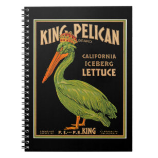 Caderno Espiral King Pelican Marca Lettuce