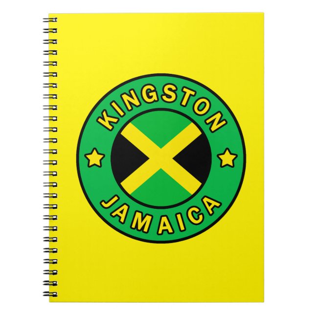 Caderno Espiral Kingston Jamaica (Frente)