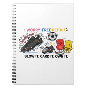 Caderno Espiral Kit de Árbitro Sem Preocupações — Árbitro de Futeb