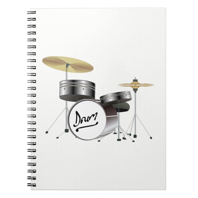 Caderno Espiral Kit do tambor (Frente)