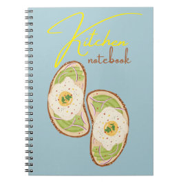 Caderno Espiral Kitchen Recipe Notebook for Home Cooks and Food 