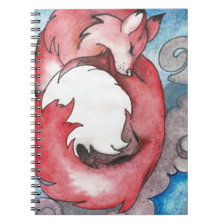 Caderno Espiral Kitsune