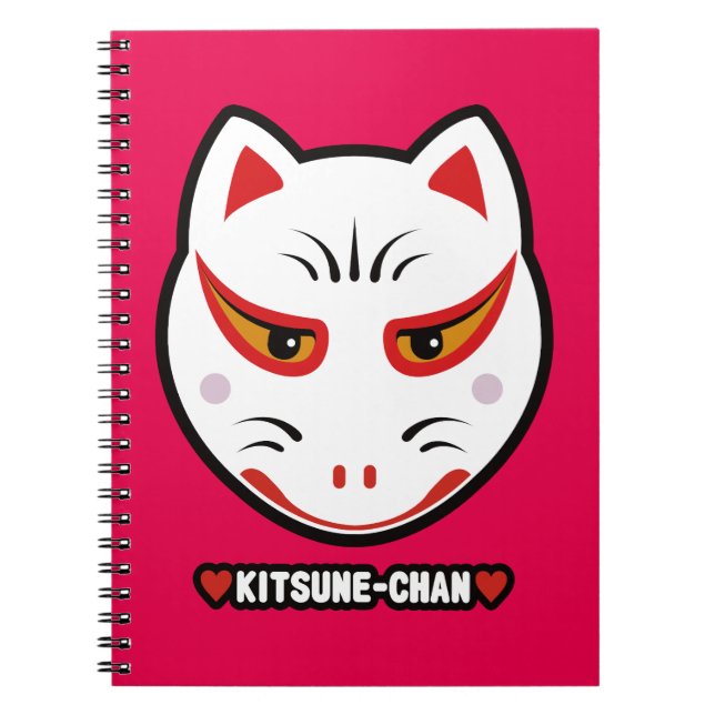 Caderno Espiral ♥Kitsune-Chan♥ (Frente)