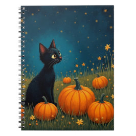Caderno Espiral Kitten com Pumpkins