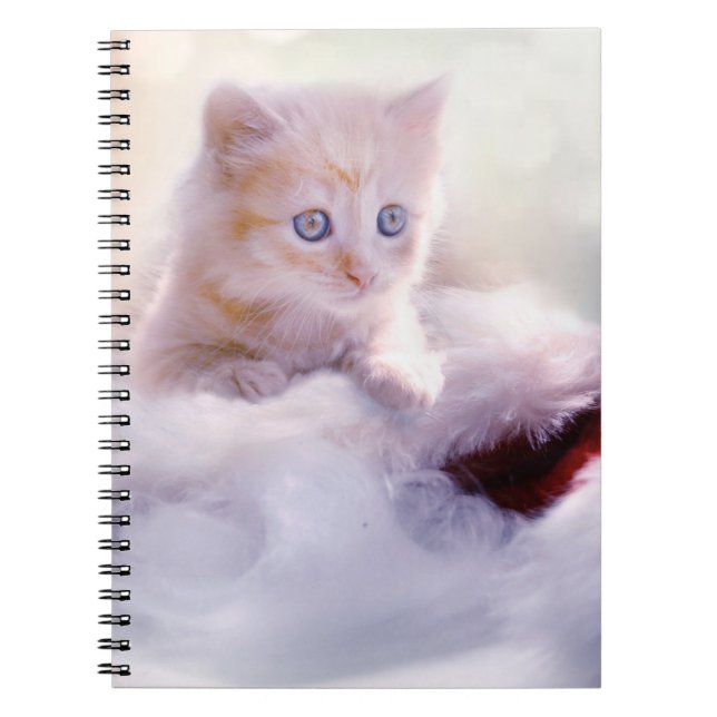 Caderno Espiral Kitten Natal (Frente)