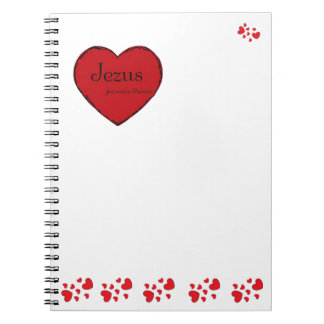 Caderno Espiral Klasyczny espiralny notatnik Jezus jest moim Panem