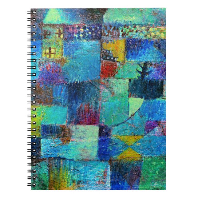 Caderno Espiral Klee - Jardim Terraced (Frente)