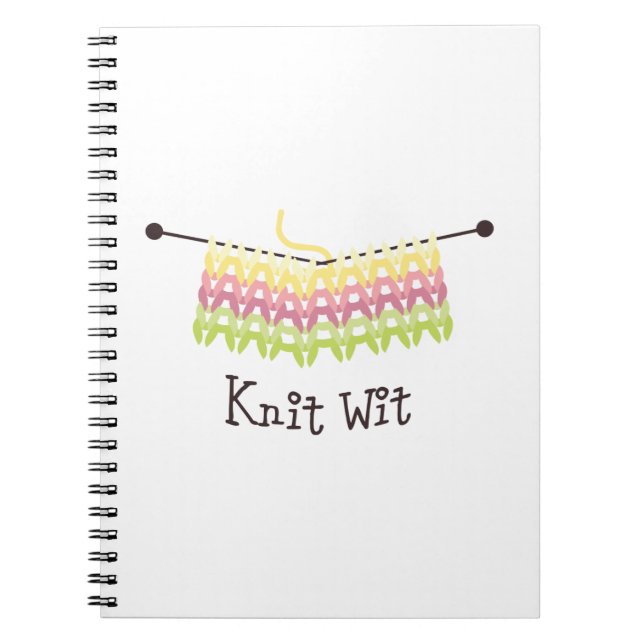 Caderno Espiral Knit com (Frente)