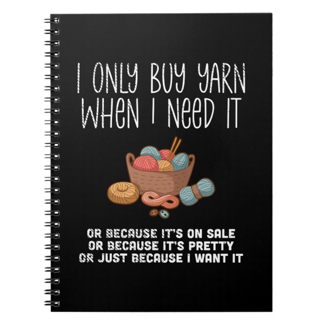 Caderno Espiral Knitting Knitting Basket (Frente)