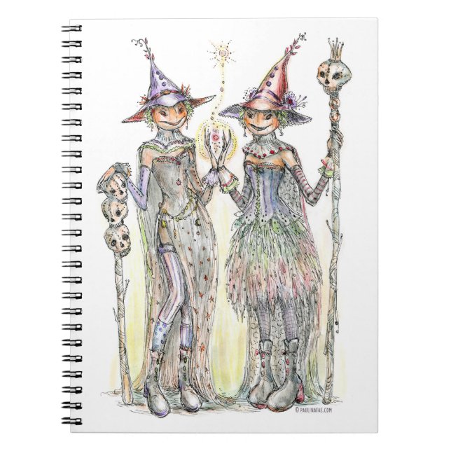 Caderno Espiral Knotley Witches (Frente)