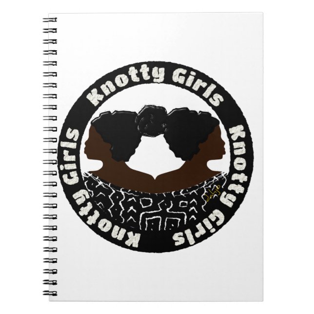 Caderno Espiral Knotty Girls (Frente)
