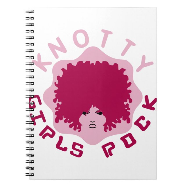 Caderno Espiral Knotty Girls Rock (Frente)