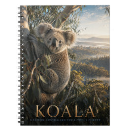 Caderno Espiral Koala Floresta de Eucalipto ANIMAIS