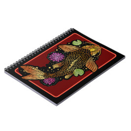 Caderno Espiral Koi Fish