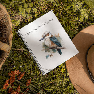 Caderno Espiral Kookaburra Azul Verdadeiro, personalizado