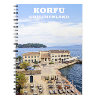Caderno Espiral Korfu Griechenland