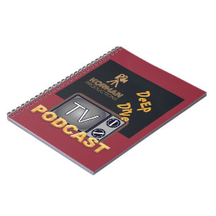 Caderno Espiral Korman Productions Deep Dive TV Podcast