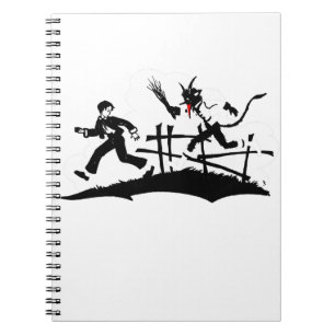 Caderno Espiral krampus do xmas