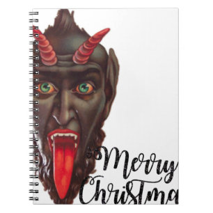Caderno Espiral krampus feliz natal