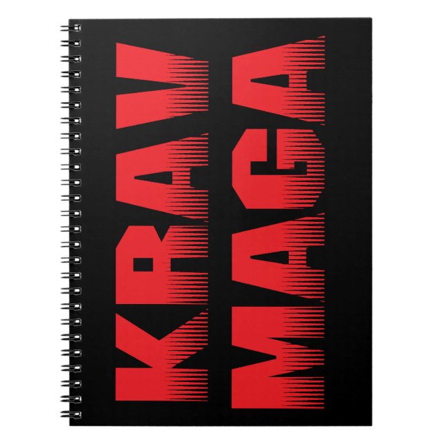 Caderno Espiral Krav Maga (Frente)
