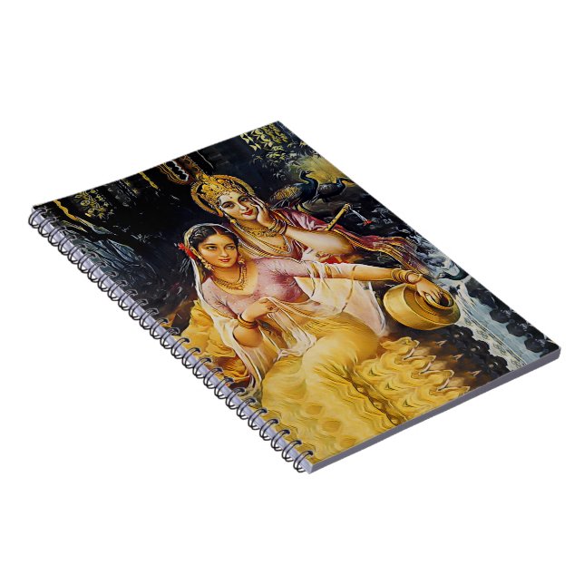 Caderno Espiral KRISHNA - Deidade hindu - (Lado Direito)